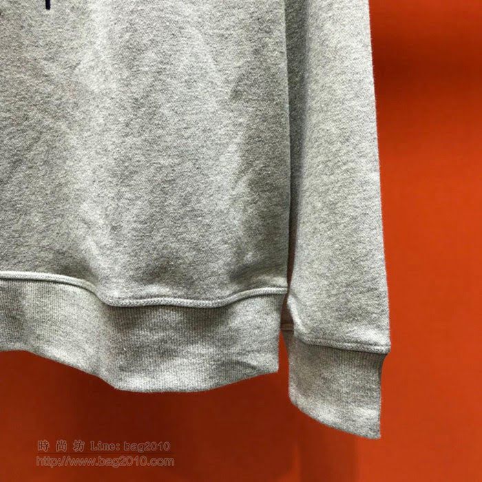 Kenzo男裝 19/20FW新款 最高品質 Kenzo灰色休閒衣 高田賢三男士圓領套頭衛衣 秋冬時尚單品  tzy2328
